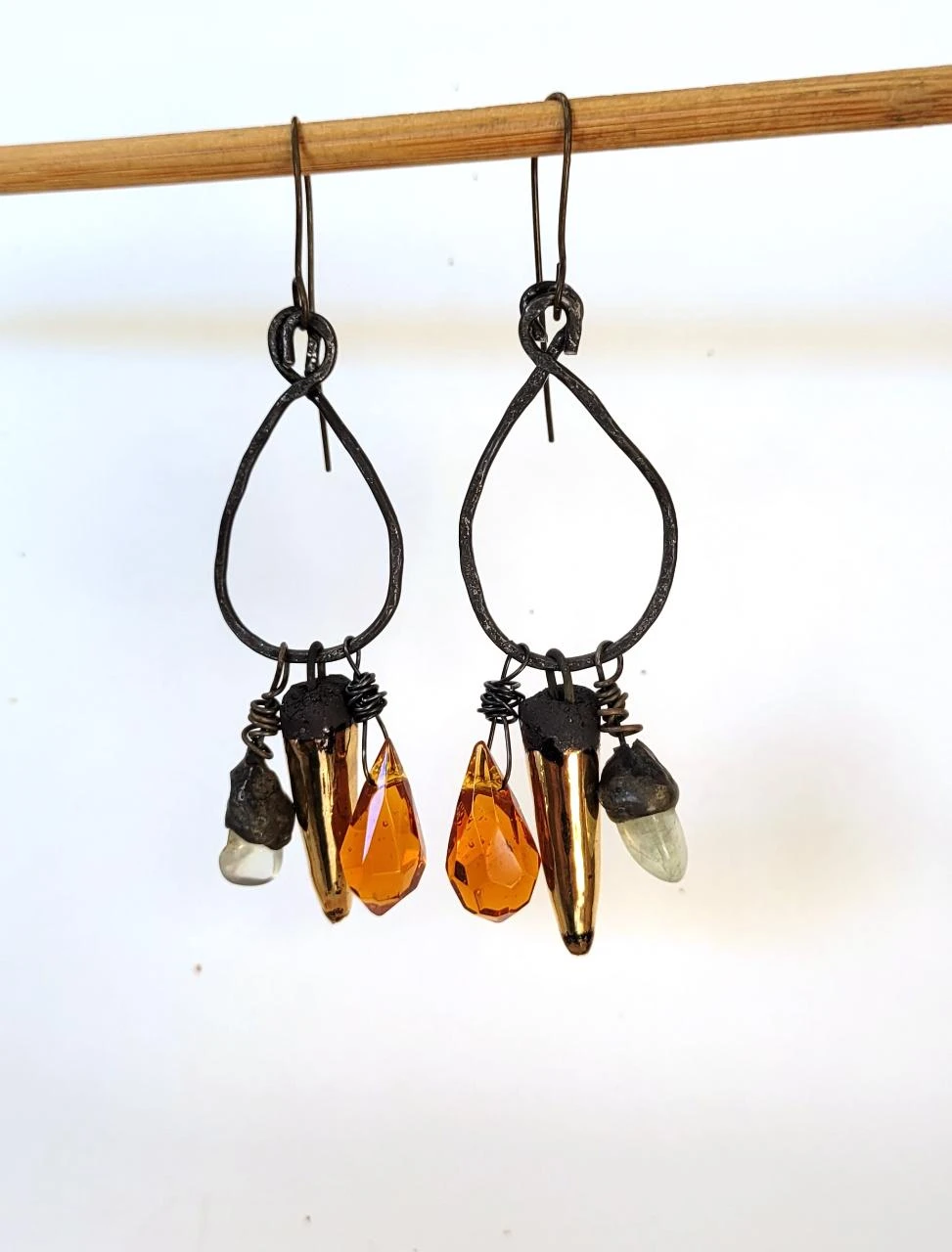 Creoolse en etnische stijl oorbellen, kleine zen-talismannen .. – photo 5